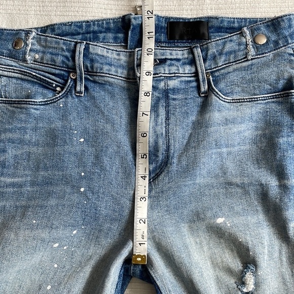 rta Gypsy Distressed Two Tone Skinny Jeans Size 29 - Picture 11 of 12